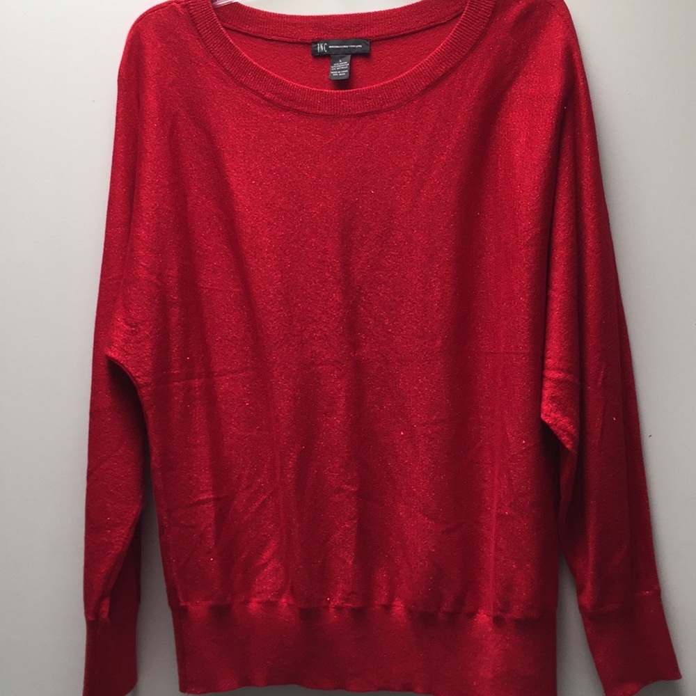 Shimmery Red Sweater
